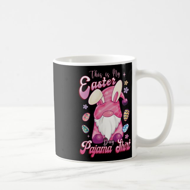 Mug C'est mon pyjama de Pâques Jour de Pâques Lapin de (Droite)