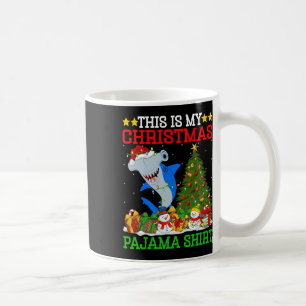Mug C'Est Mon Pyjamas De Noël Hammerhead Shark Chri