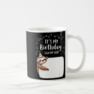 Mug C'est mon signe d'anniversaire Ma chemise Nouveaut