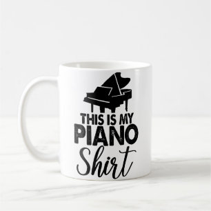 Mug C'est Mon Tee Shirt Clavier De Piano Musicien