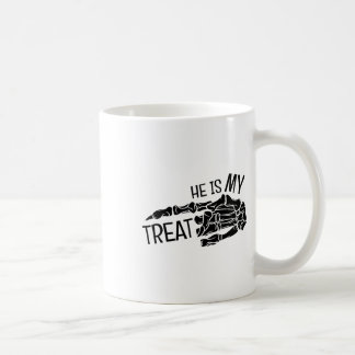 Mug C'est mon traitement Skeleton main Halloween drôle