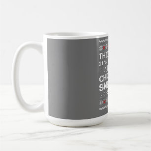 Mug C'est mon trop chaud pour un pull de Noël moche