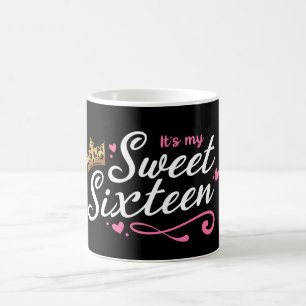 Mug C'est My Sweet sixteen Mug, fête du 16ème annivers