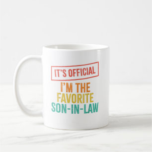 Mug C'est officiel Je suis le gendre favori