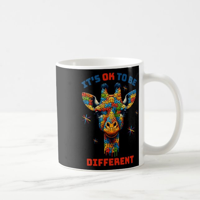 Mug C'Est Ok D'Être Une Sensibilisation sur l'autisme  (Droite)