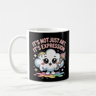 Mug C'est pas juste de l'art, c'est l'expression Kawai