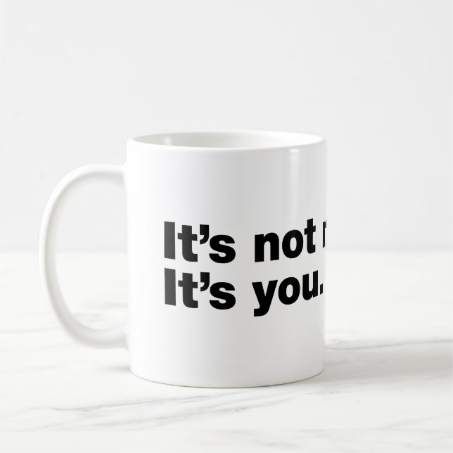Mug C'est pas moi. C'est toi (Gauche)