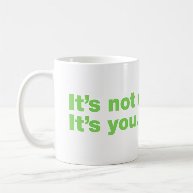 Mug C'est pas moi. C'est toi (Gauche)