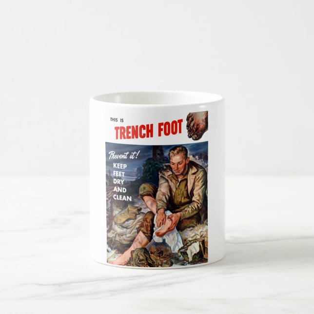 Mug C'est pied des tranchées -- Empêchez-le ! (Centre)