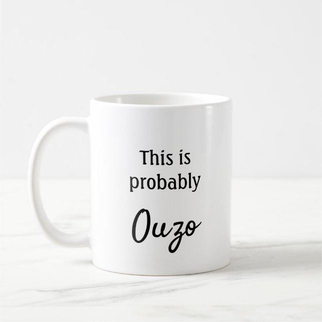 Mug C'est probablement Ouzo (Gauche)