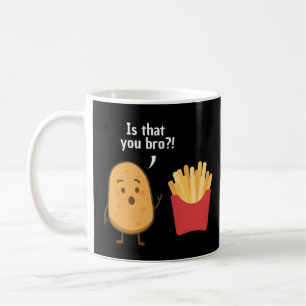 Mug C'est toi, frère ?! Blagues sur les frites