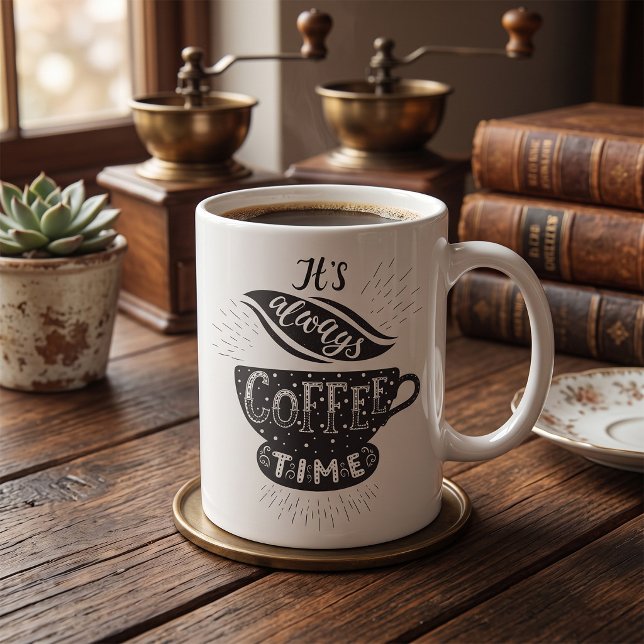 Mug C'est Toujours l'Heure du Café (Créateur téléchargé)