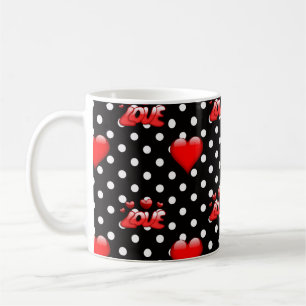 Mug C'est tout à propos de l'amour Cœur mignon et moti