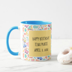 Mug C'est un Baby shower coloré Lumière personnalisée