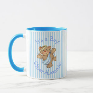 Mug C'est un garçon Custom Teddy Bear Angel