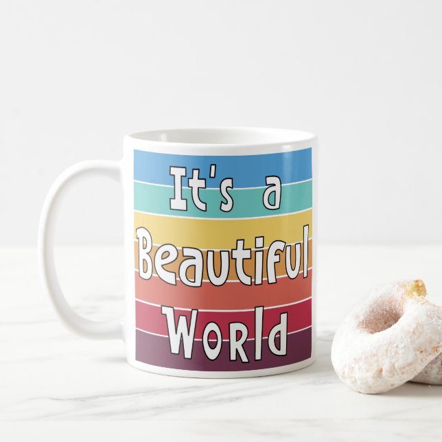 Mug C'est un monde magnifique (Avec donut)