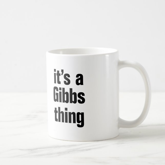 Mug c'est un truc de gibbs (Droite)