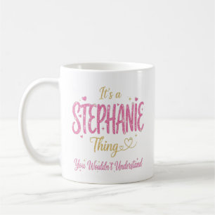 Mug C'est un truc de Stéphanie Rose Gold Femme Cadeau