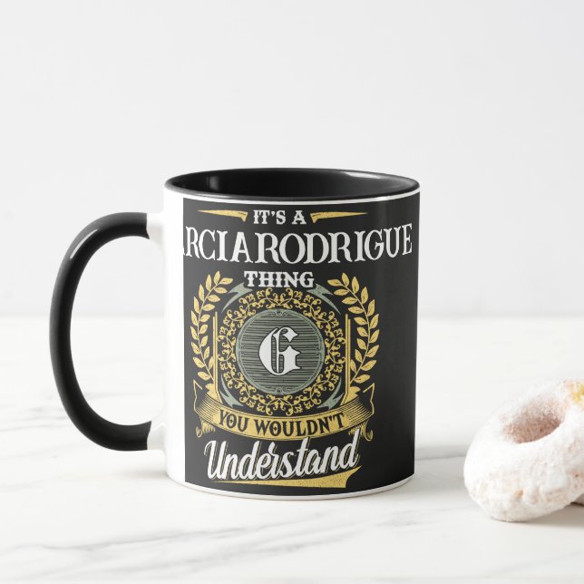 Mug C'est une affaire de GARCIARODRIGUE que vous ne co (Avec donut)