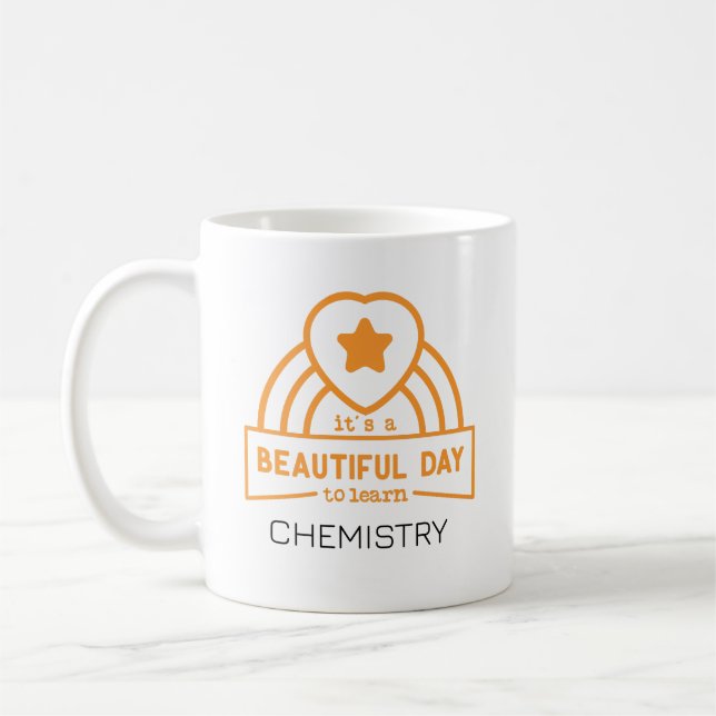 Mug C'est une belle journée pour apprendre Professeur  (Gauche)