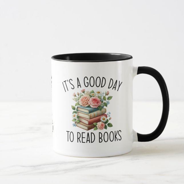 Mug C'est une bonne journée pour lire des livres (Droite)