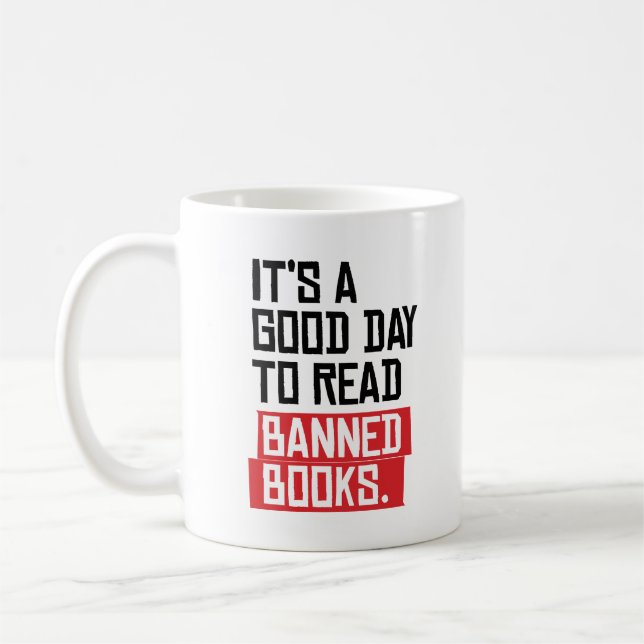 Mug C'est une bonne journée pour lire des livres inter (Gauche)