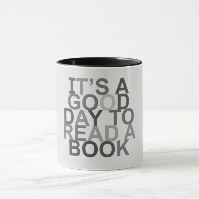 Mug c'est une bonne journée pour lire un livre (Centre)