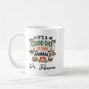 Mug C'est une bonne journée pour sauver des animaux   