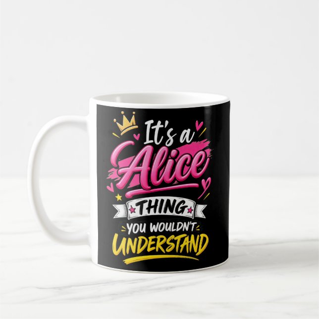 Mug C'est une chose Alice que vous ne comprendriez pas (Gauche)