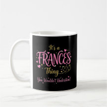 C'est une chose de Frances rose or femme cadeau