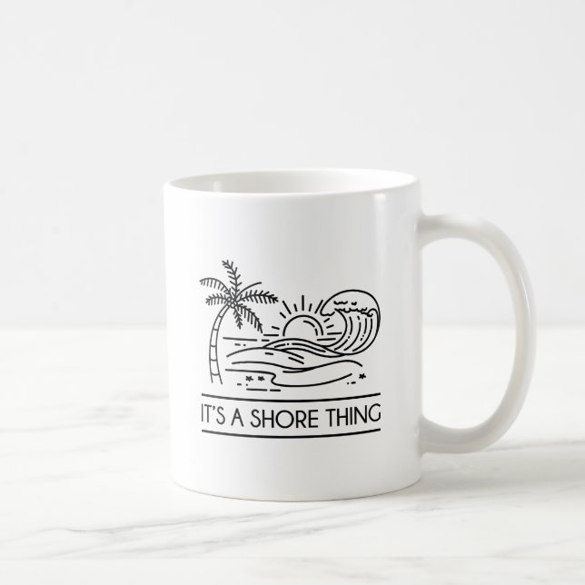 Mug C'est une chose de rivage (Droite)