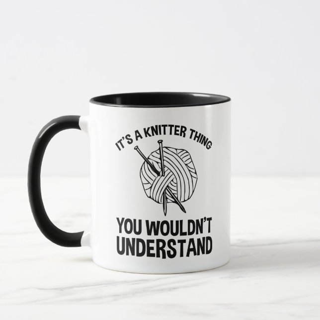 Mug C'est une chose de tricoteur - Vous ne comprendrie (Gauche)