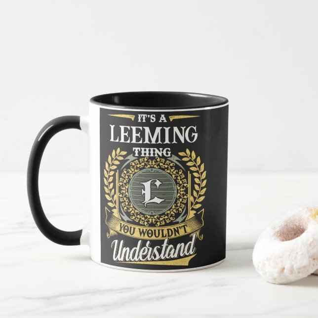 Mug C'est une Chose LEEMING que Vous Ne Comprendriez P (Avec donut)