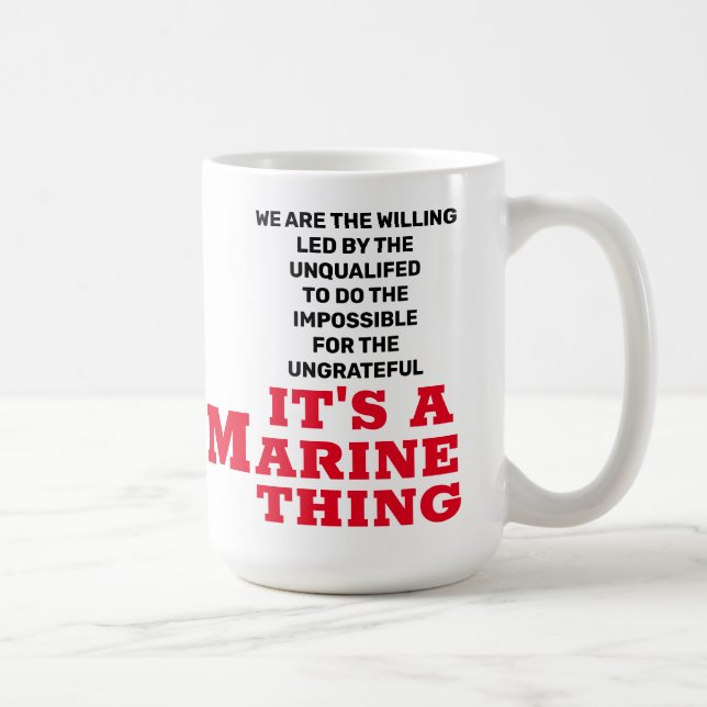 MUG C'EST UNE CHOSE MARINE (Droite)