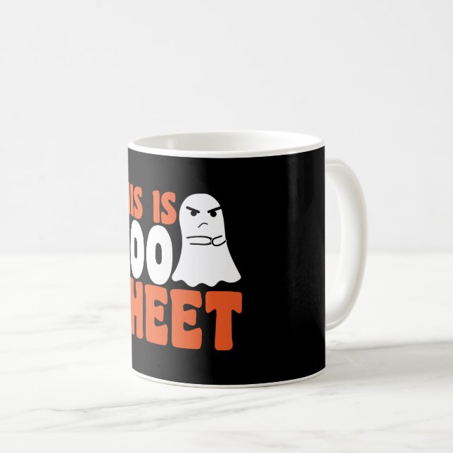 Mug C'est une feuille de Boo Fantôme Costume drôle d'H (Devant droit)