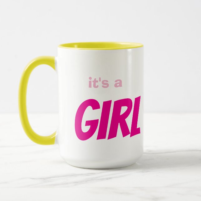 Mug C'est une fille (Gauche)