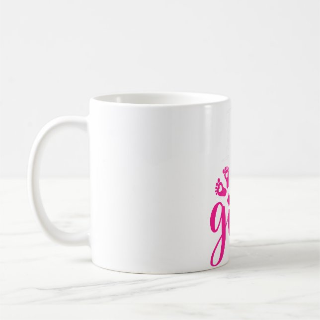 Mug C'est une fille Genre Révéler Correspondance Famil (Gauche)