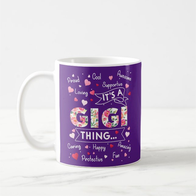 Mug C'est une Gigi Thing Drôle de dire mignonne grand- (Gauche)
