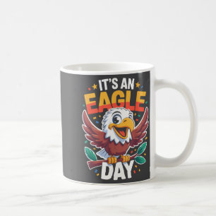 Mug C'est une journée d'aigle drôle mignon dessin anim
