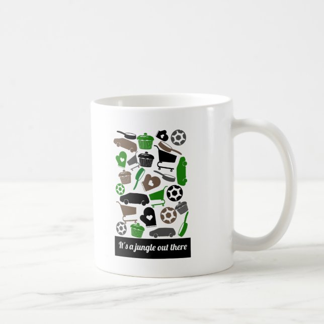 Mug "C'est une jungle là-bas" (Droite)