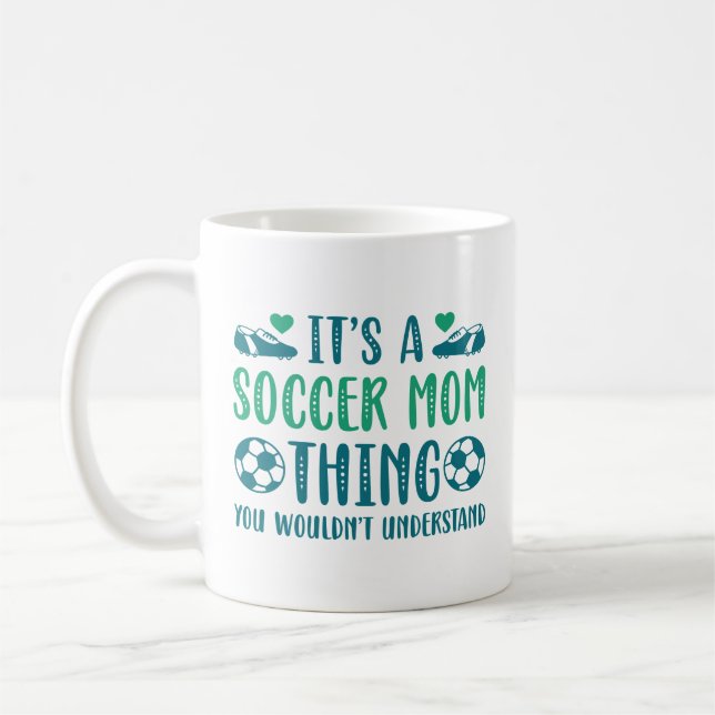 Mug C'est une maman de football (Gauche)