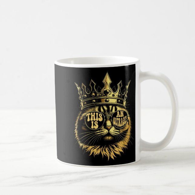 Mug C'est une Princesse de Chat de Donut d'Or Drôle Ou (Droite)