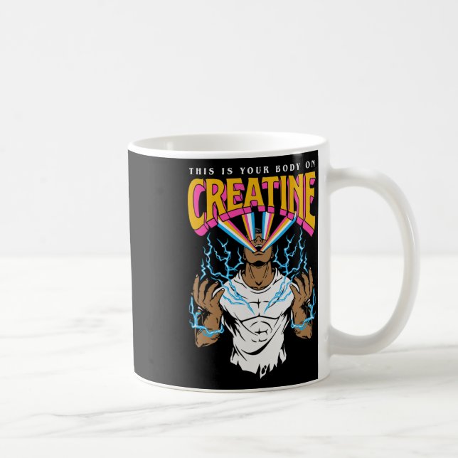 Mug C'Est Votre Corps Sur Creatine Exercice Gym Annive (Droite)