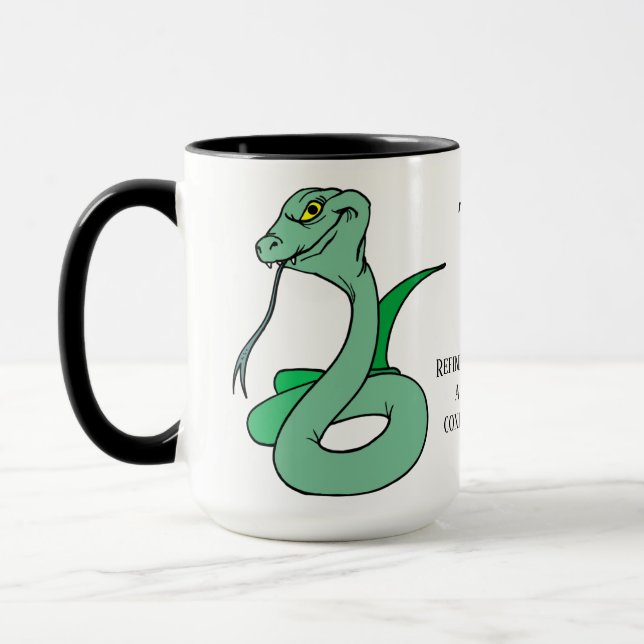 Mug C'est vrai, je suis un serpent (Gauche)