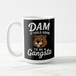 Mug C'est Vraiment Super Gangsta Castor Drôle