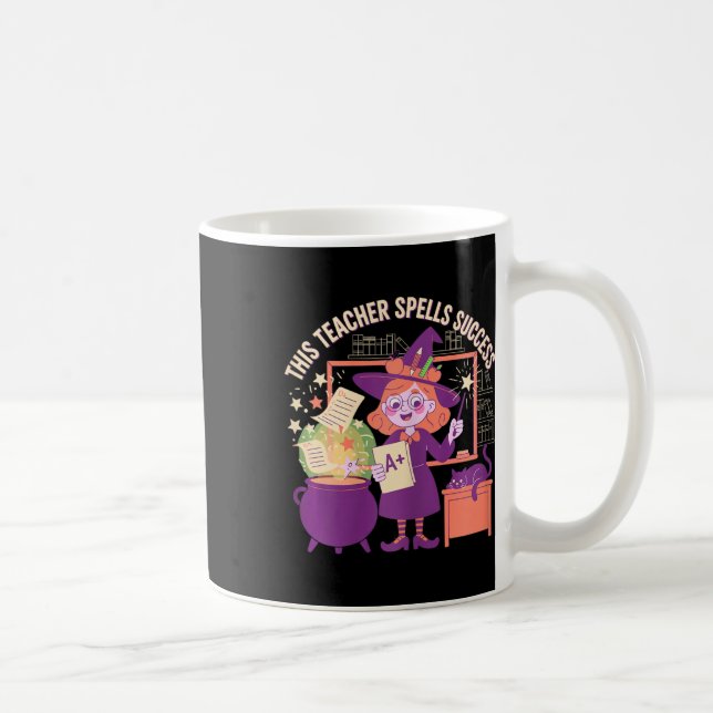 Mug Cet enseignant sonne le succès Halloween Clroom Ar (Droite)