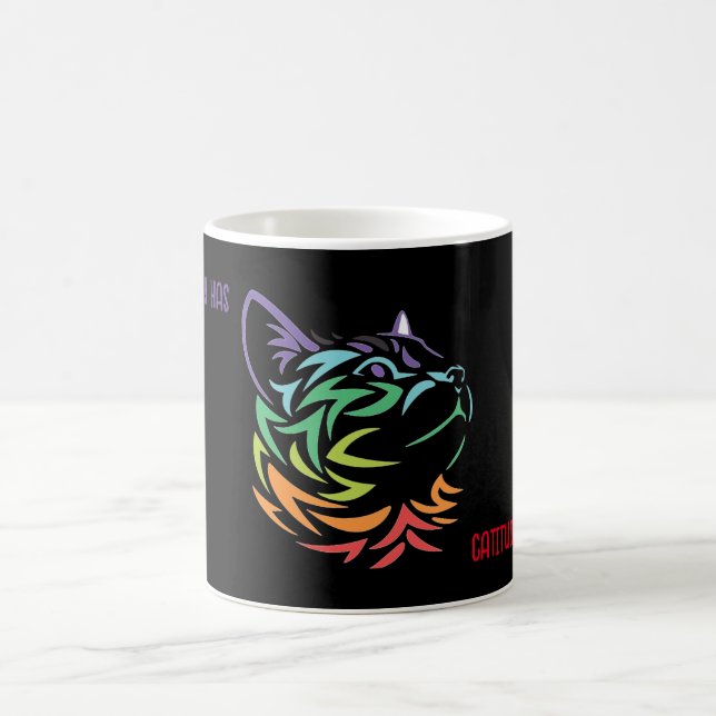 Mug Cette Dame a Cattitude ! (Centre)