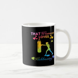 Mug Cette femme aime le kickboxing 
