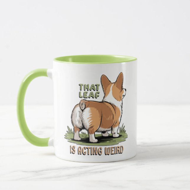 Mug Cette feuille se comporte bizarrement (Gauche)