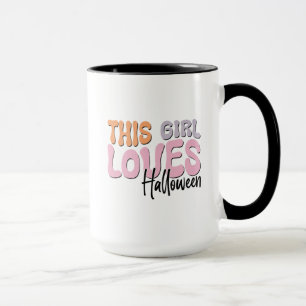 Mug Cette fille adore Halloween